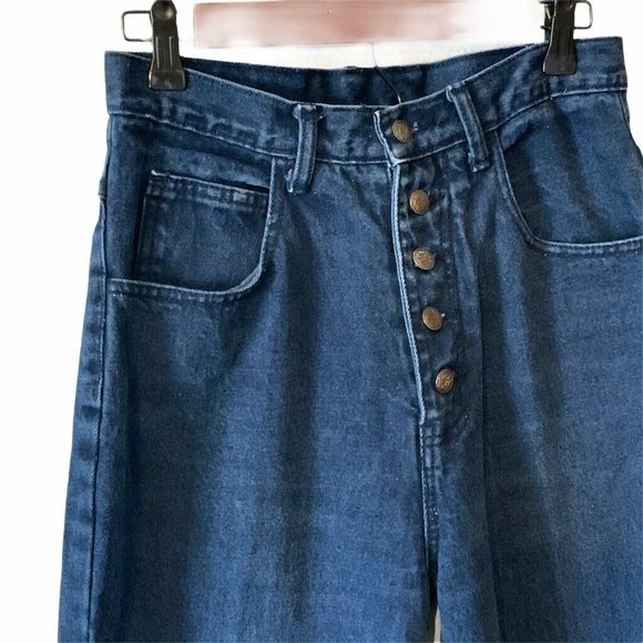 Uva (Grape) Vintage High Rise Jeans Blue Denim - Picture 4 of 8